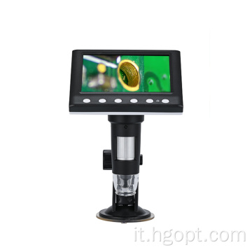 Microscopio digitale portatile con schermo LCD